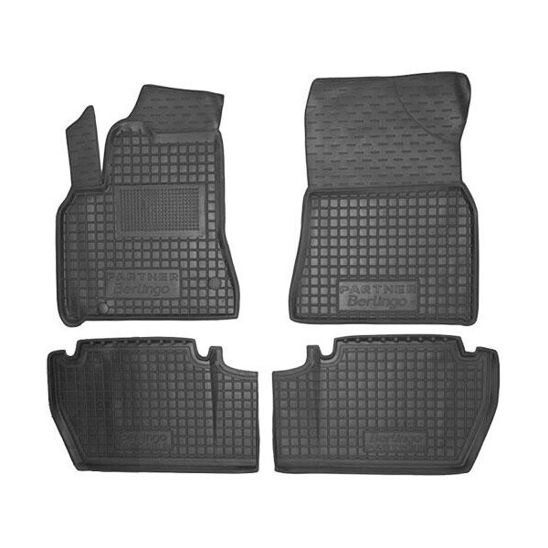 

Коврики в салон для Peugeot Partner (2010>) TOP (с подлокотником) 11510 Avto-Gumm