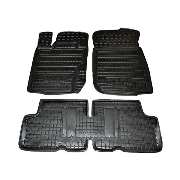 

Коврики в салон для Renault Duster 4WD 2011- черный, кт - 4шт 11374 Avto-Gumm