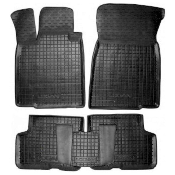 

Коврики в салон для Renault Logan MCV 2004 -2012 черный, кт - 4шт 11149 Avto-Gumm