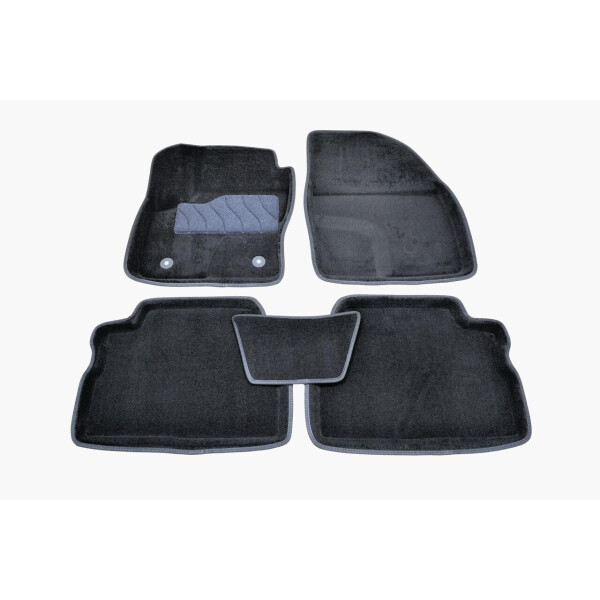 

Коврики в салон 3D для Ford Kuga 2013-2016 /Черные 5шт 85796