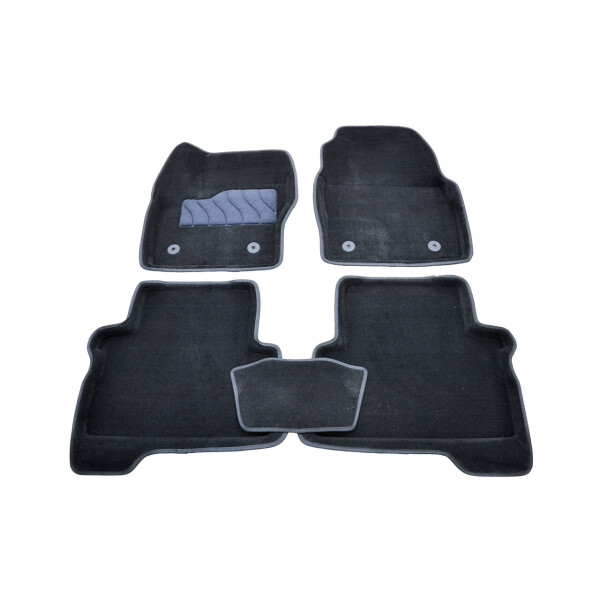 

Коврики в салон 3D для Ford Kuga 2016- /Черные 5шт 88358