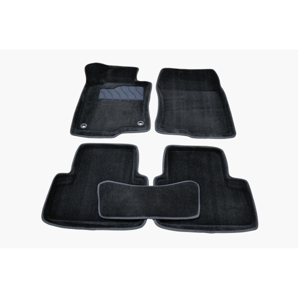 

Коврики в салон 3D для Honda Accord VIII 2008-2012 /Черные 5шт 86294