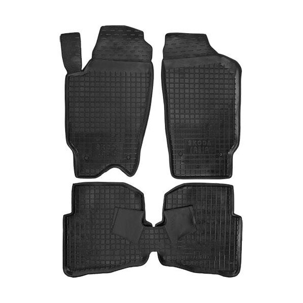 

Коврики в салон для Skoda Fabia I 1999-2007 черный, кт - 4шт 11290 Avto-Gumm