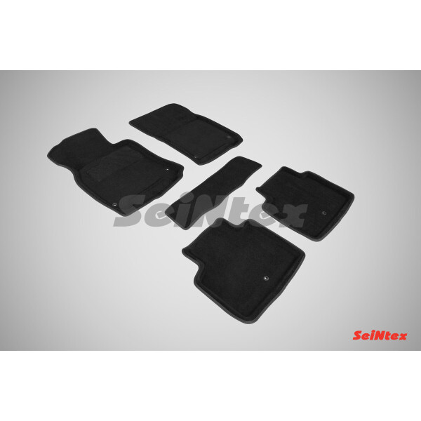 

Коврики в салон 3D для Infiniti Q70 2010- /Черные 5шт 86650