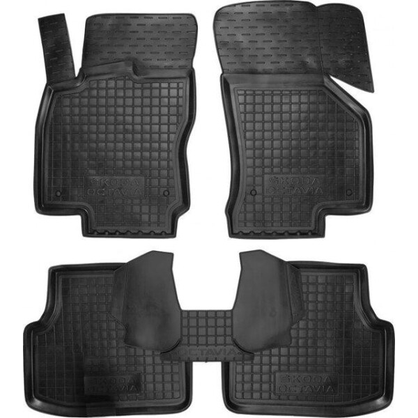 

Коврики в салон для Skoda Octavia A7 2013 -> черный, кт - 4шт 11385 Avto-Gumm