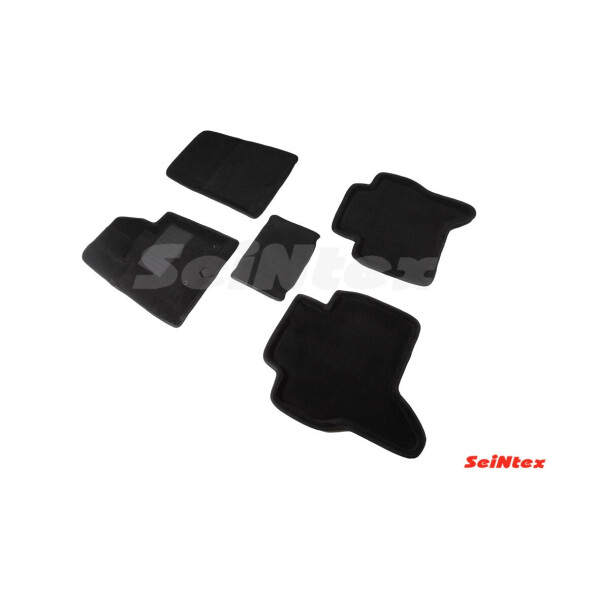 

Коврики в салон 3D для Mitsubishi Pajero IV 2006- /Черные 5шт 83438