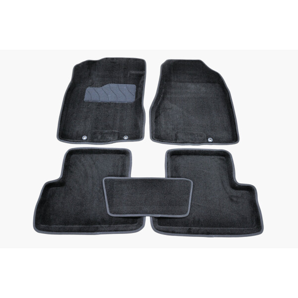 

Коврики в салон 3D для Nissan Х-Trail (T31) 2007-2015 /Черные 5шт 71691