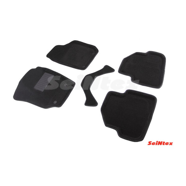 

Коврики в салон 3D для Skoda Fabia 2007-2014 /Черные 5шт 83752