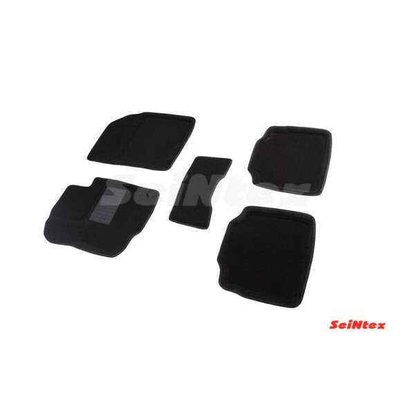 

Коврики в салон 3D для Suzuki SX4 2013- /Черные 5шт 86649