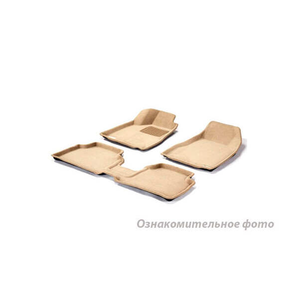 

Коврики в салон 3D для Toyota Camry (V40) 2006-2011 /Бежевые 5шт 84111
