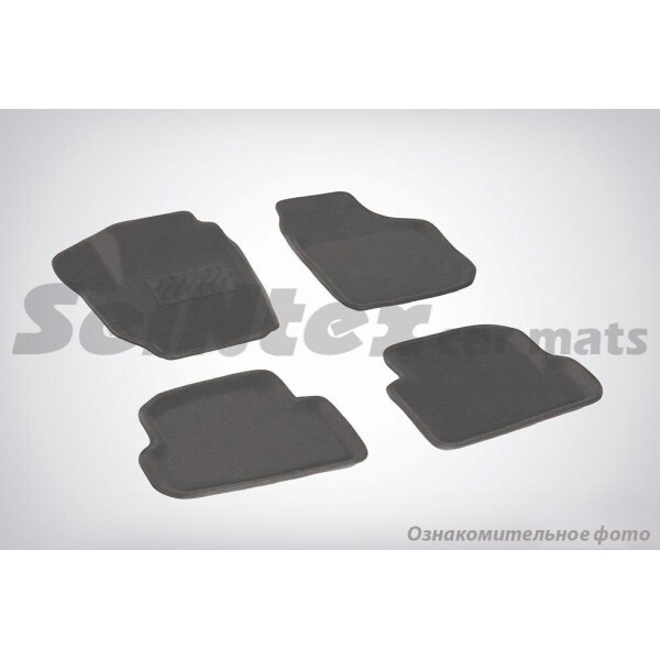 

Коврики в салон 3D для Toyota Camry (V40) 2006-2011 /Серые 5шт 81970