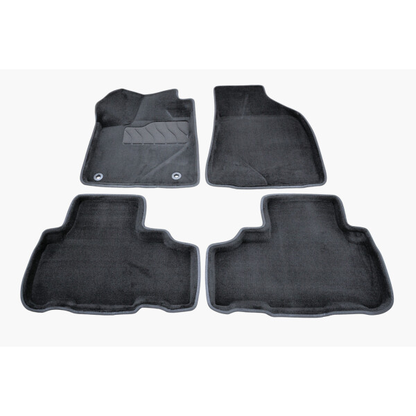 

Коврики в салон 3D для Toyota Highlander 2014- /Черные 5шт 85760
