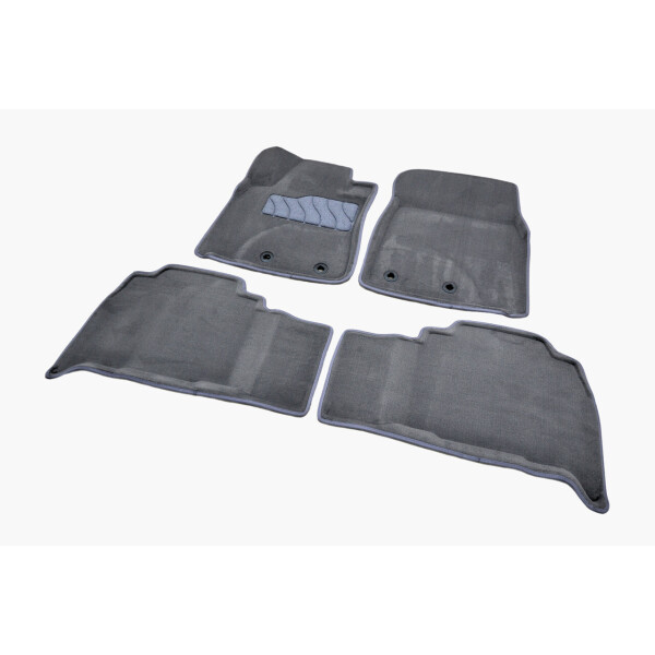 

Коврики в салон 3D для Toyota Land Cruiser 200/Lexus LX 570 2012- /Серые 5шт 85521