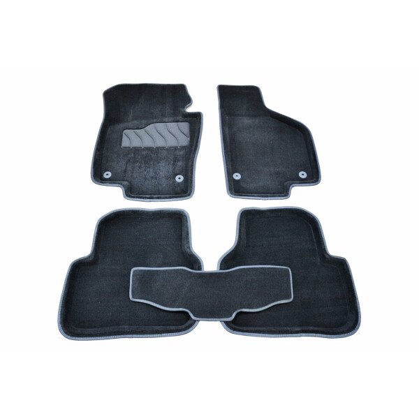 

Коврики в салон 3D для Volkswagen Passat B6/B7/CC 2006-2015 /Черные 5шт 83714