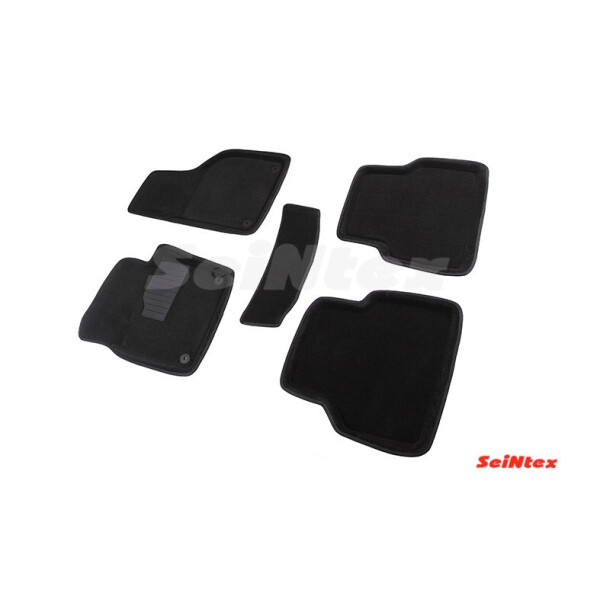 

Коврики в салон 3D для Volkswagen Tiguan 2008-2016 /Черные 5шт 83712