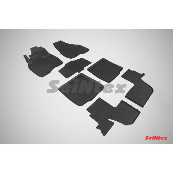 

Коврики в салон для Ford Explorer V 2015- (V3,5) резиновые, кт 7шт