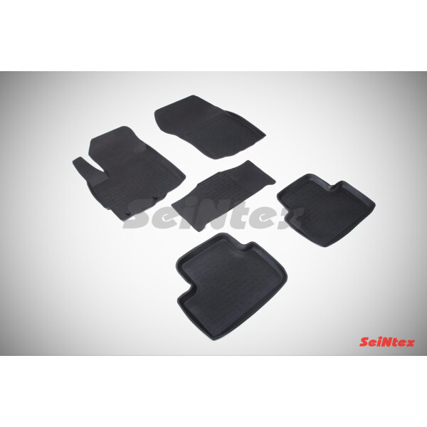 

Коврики в салон для Mitsubishi ASX 2010-/Peugeot 4008/Citroen С4 Aircross 2012- резиновые, кт 5шт