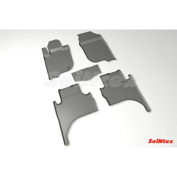 

Коврики в салон для Mitsubishi L200 2015- резиновые, кт 5шт