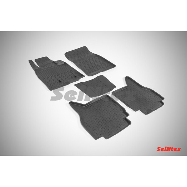 

Коврики в салон для Mitsubishi Pajero III/IV 1999-/2006- резиновые, кт 5шт