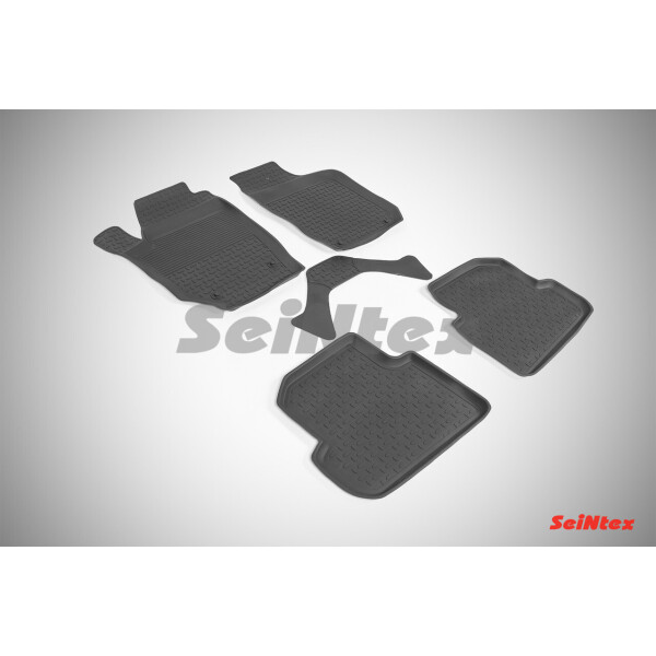 

Коврики в салон для Skoda Fabia 2007-2014 резиновые, кт 5шт