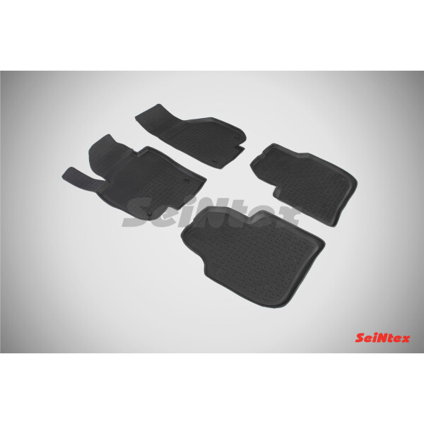 

Коврики в салон для Skoda SuperB II 2008-2015 резиновые, кт 4шт
