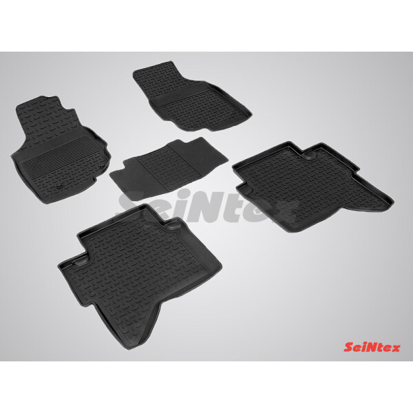 

Коврики в салон для Toyota Hilux 2010-2015 резиновые, кт 5шт