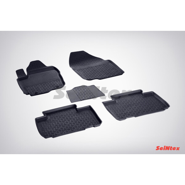 

Коврики в салон для Toyota Rav4 2012-2018 резиновые, кт 5шт