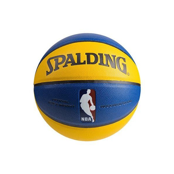 Мяч баскетбольный Spalding №7 PU желто-синий