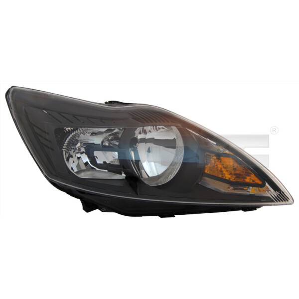 

Фара передняя Ford Focus 2008-2011 правая H1+H7 черн.рамка +моторч 20-11483-25-2