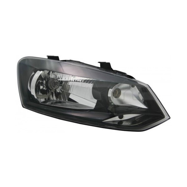 

Фара передняя Volkswagen Polo 2009-2014 правая H4 черн. Отраж 6RU941016