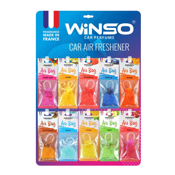 

Ароматизатор WINSO AIR BAG дисплей (500004) 20г.