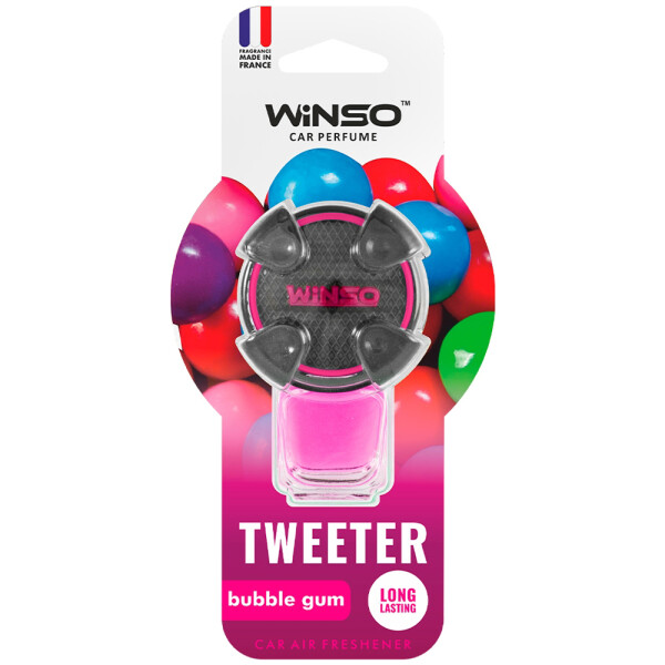 

Ароматизатор WINSO Tweeter Bubble Gum (530840) 8мл.