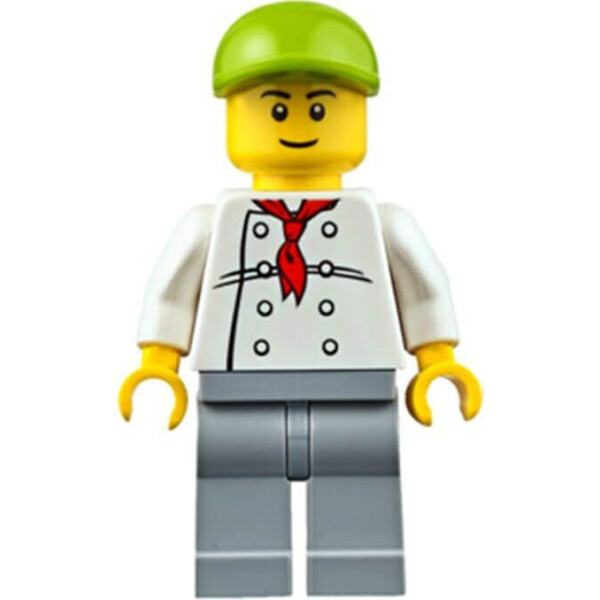 

LEGO City Chef - White Torso with 8 Buttons (cty0671-used)