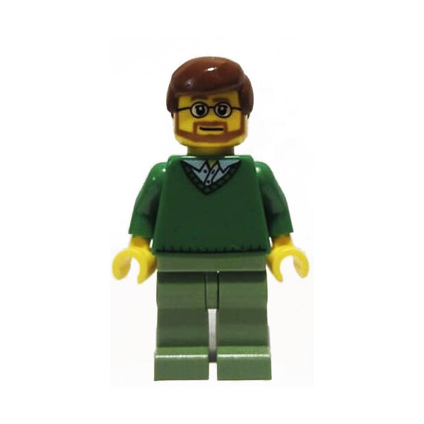 

LEGO City Green V-Neck Sweater (cty0893-used)