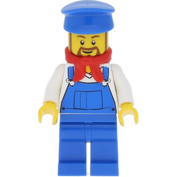 

LEGO City Overalls Blue over V-Neck Shirt (trn228-used)