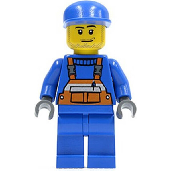 

LEGO City Overalls with Safety Stripe Orange (cty0042)