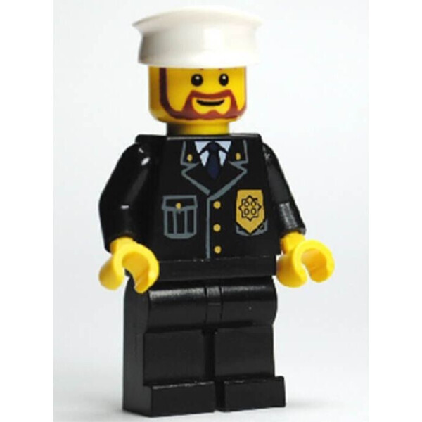 

LEGO City Police - City Suit with Blue Tie and Badge Black Legs (cty0209)