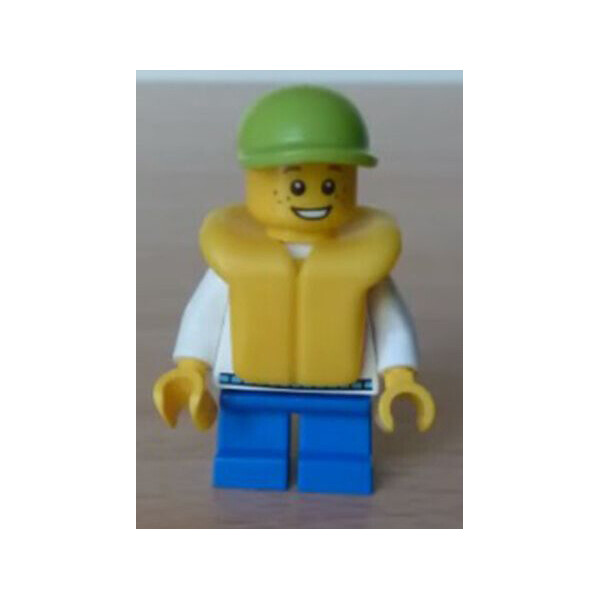 

LEGO City White Hoodie with Blue Pockets (cty0229)