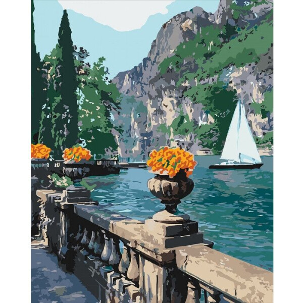

Картина по номерам Морская бухта 40*50см KHO2740
