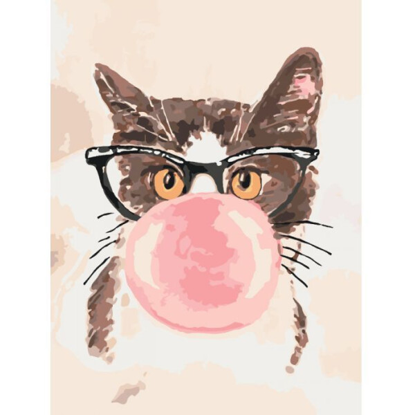

Картина по номерам Животные, птицы BUBBLE GUM 30*40см * KHO4050