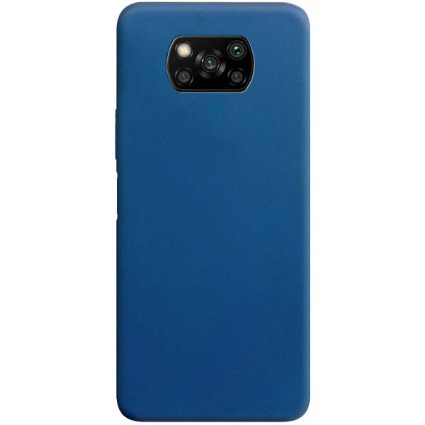 

Силиконовый чехол Candy для Xiaomi Poco X3 NFC (Синий) (1067253)