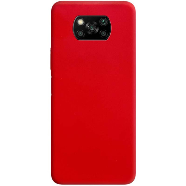 

Силиконовый чехол Candy для Xiaomi Poco X3 NFC (Красный) (1067251)