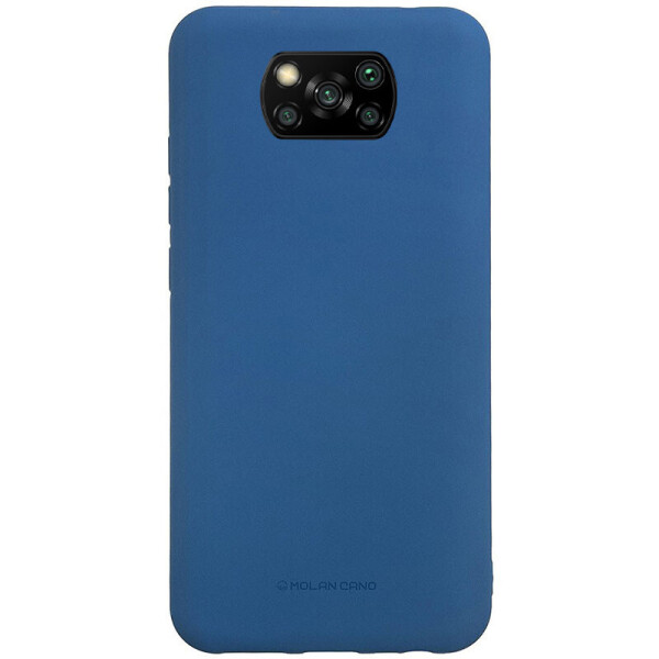 

TPU чехол Molan Cano Smooth для Xiaomi Poco X3 NFC (Синий) (1067180)