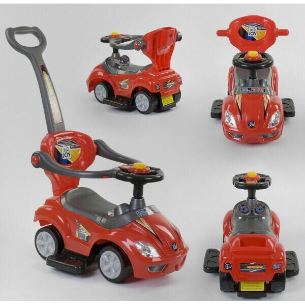 

Толокар с родительской ручкой Joy Toy Красный (tk303)