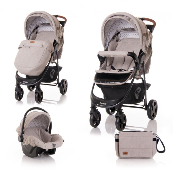 

Прогулочная коляска + автокресло Lorelli Daisy Set Бежевый