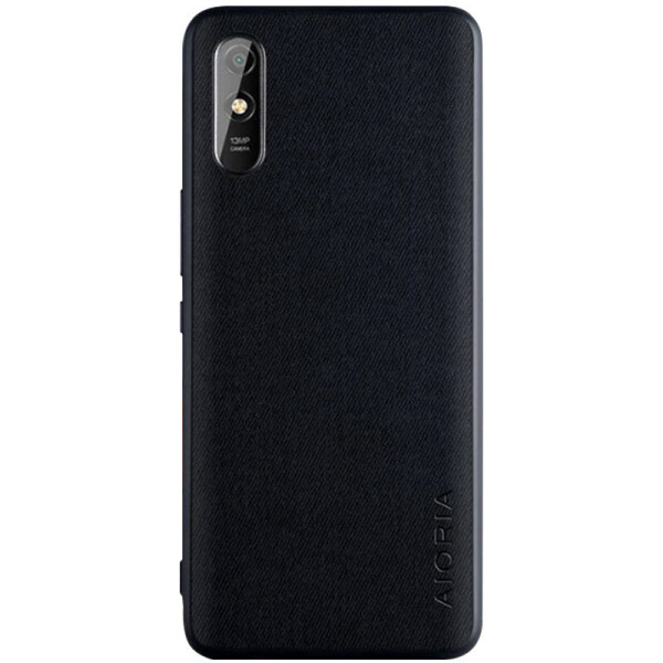 

Противоударный Защитный Термополиуретановый Чехол - Накладка AIORIA Textile для Xiaomi Redmi 9A Поликарбонатный / Тканевый / Черный