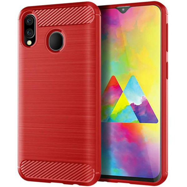 

Противоударный Защитный Чехол - Накладка Epik Slim Series для Samsung Galaxy M20 из Термопластичного Полиуретана / Минималистичный / Красный