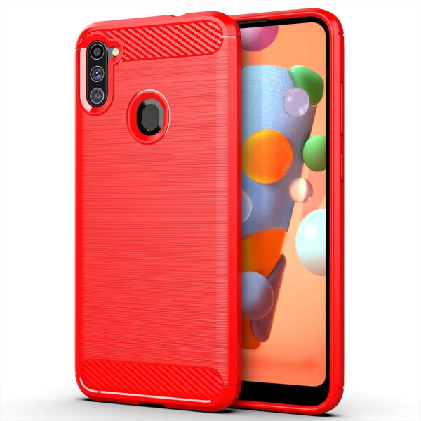 

Противоударный Защитный Чехол - Накладка Epik Slim Series для Samsung Galaxy A11 из Термопластичного Полиуретана / Минималистичный / Красный