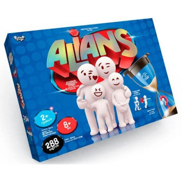 Настольная игра в слова Danko Toys Alians G-ALN-01U