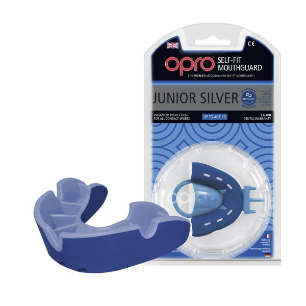 

Капа боксерская OPRO Junior Silver Blue/Light Blue (2981)